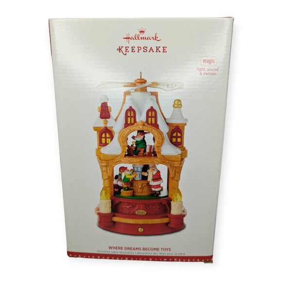 2016 Hallmark Where Dreams Become Toys Christmas Motion Display New - Picture 1 of 17